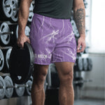 DARE TO BE GREAT ATHLETIC SHORTS - DTBG - LAKER LAVENDER